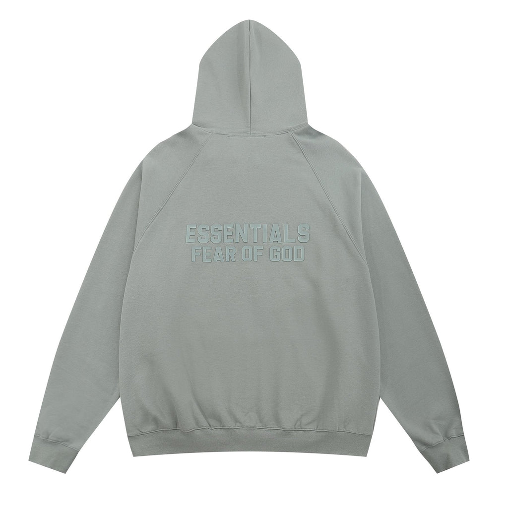 Essentials Fear of God Tonal Logo Full-Zip Hoodie